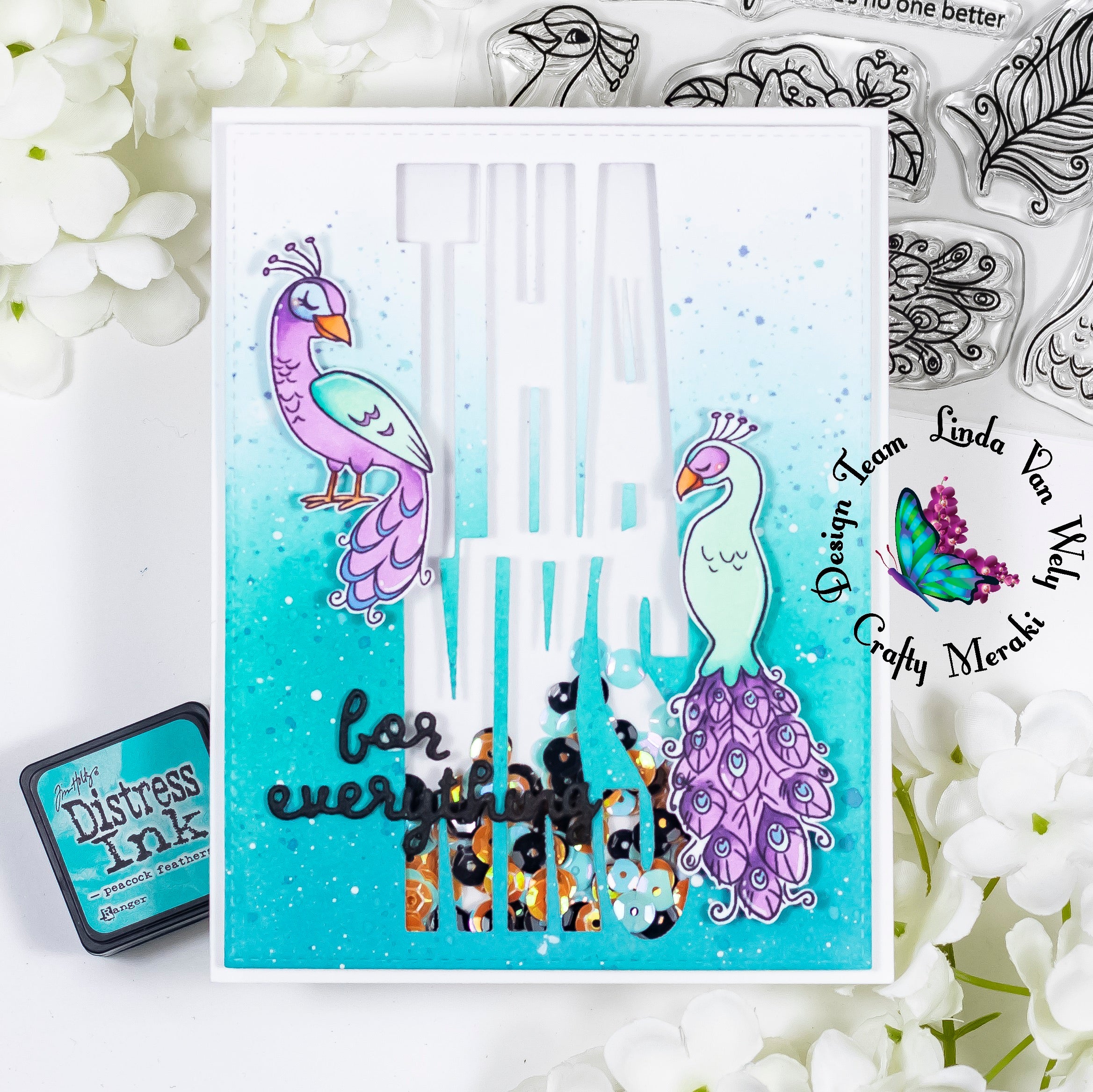 Crafty Meraki Dance in The Rain Stamp set - Crafty Meraki