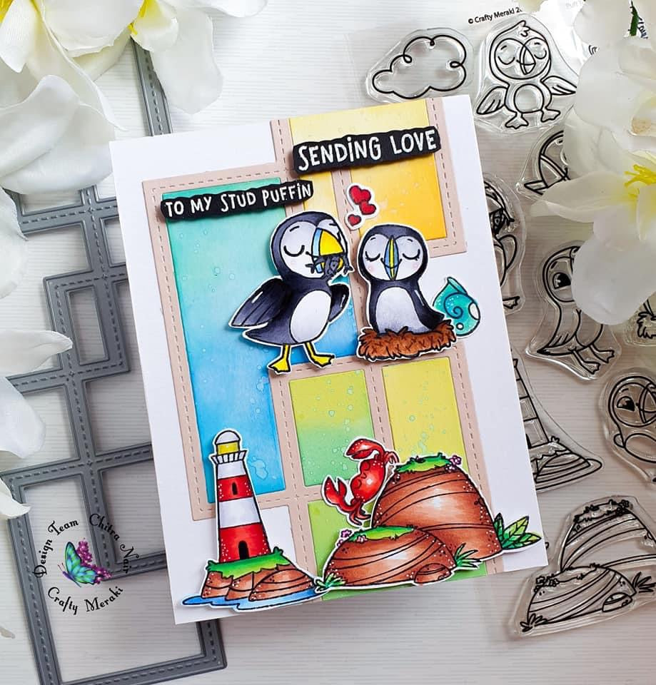 Crafty Meraki Puff To The Beach stamp set - Crafty Meraki