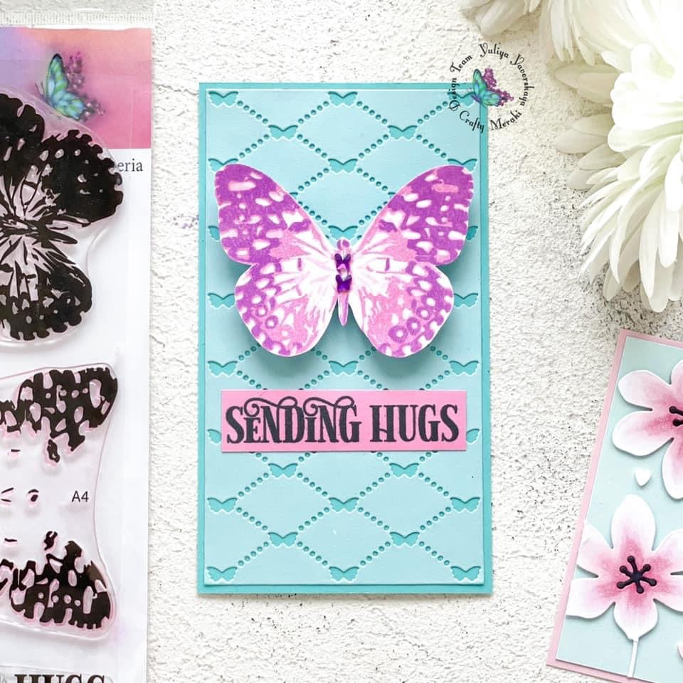 Crafty Meraki Mini Slimline Flirty Wings Meraki Para-Dies - Crafty Meraki