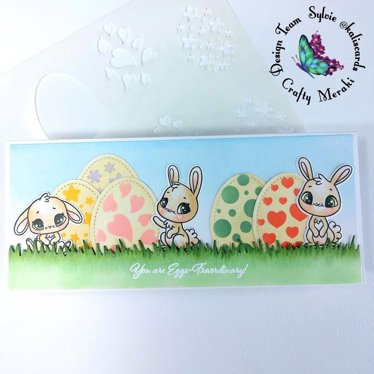 Crafty Meraki Egg Hunt Stencil - Crafty Meraki