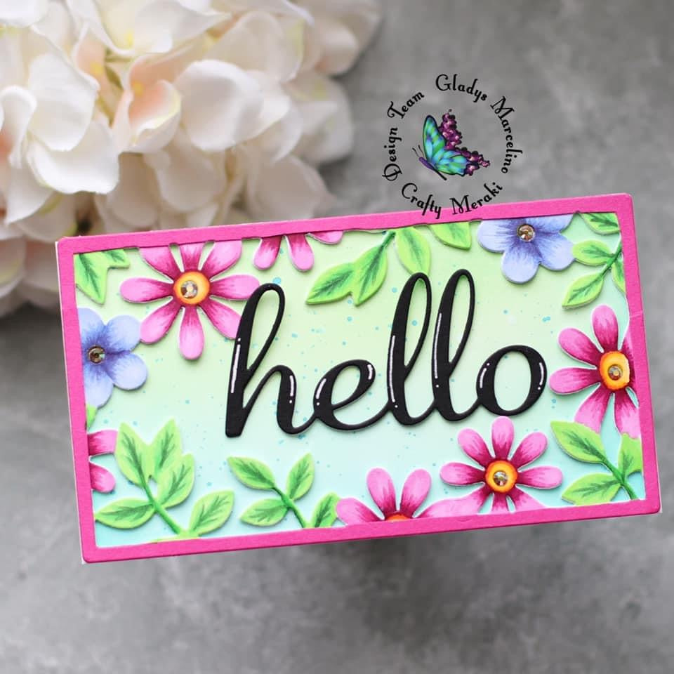 Crafty Meraki Mini Slimline Jewel Bloom Para-Dies - Crafty Meraki