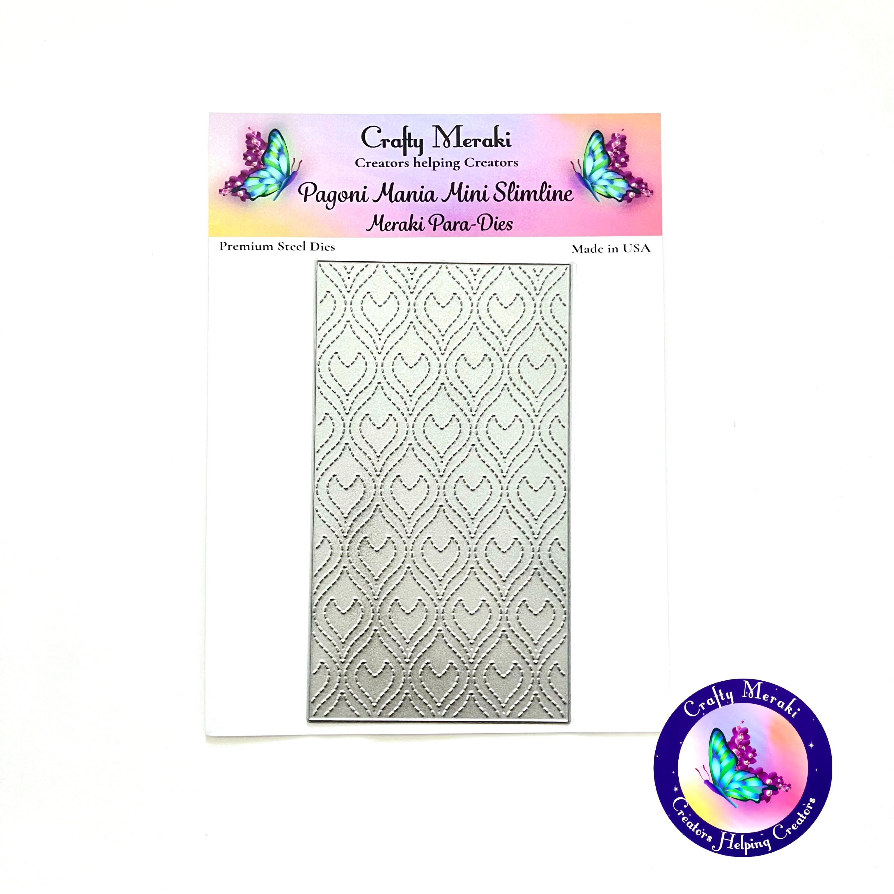 Crafty Meraki Mini Slimline Pagoni Mania Para-Dies - Crafty Meraki