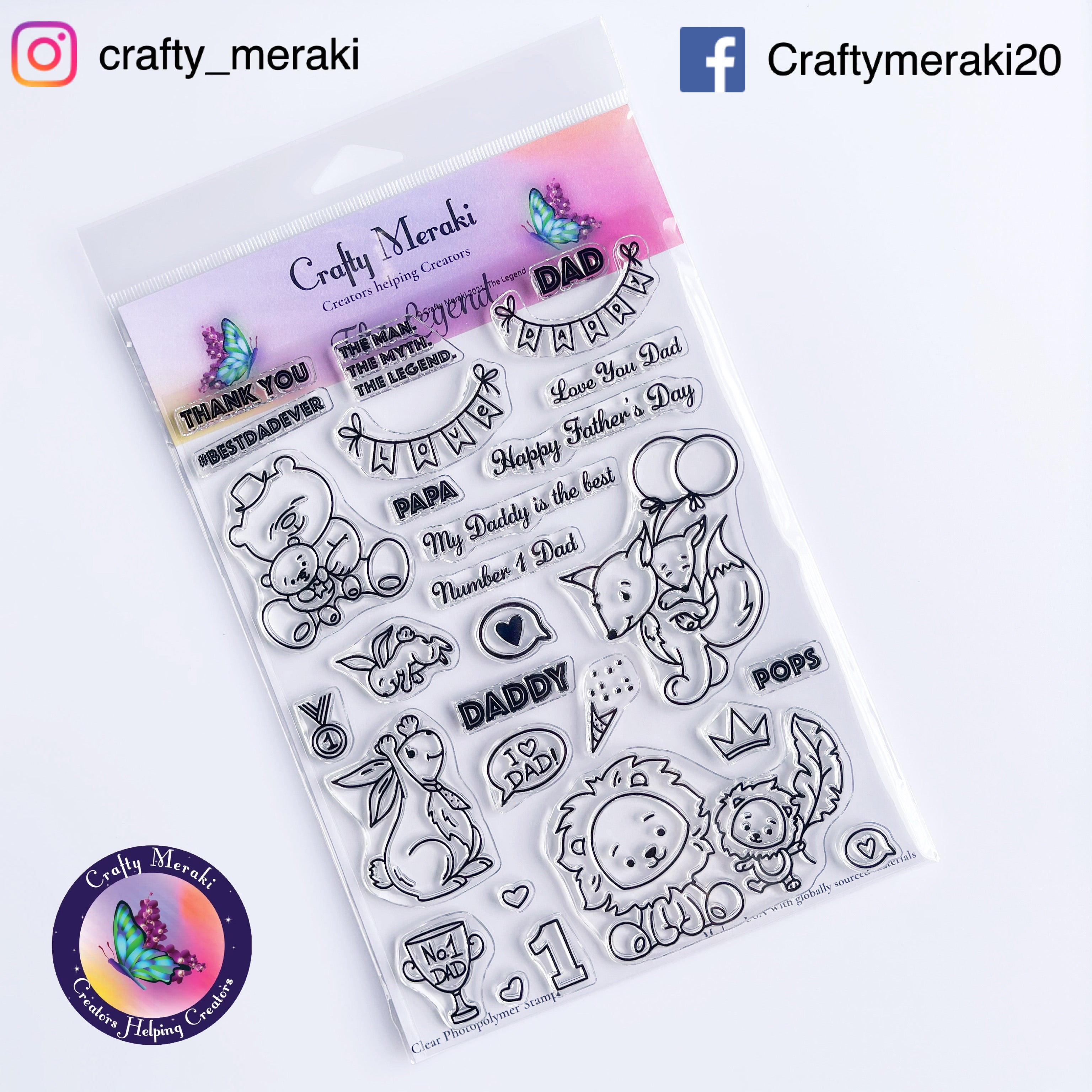 Crafty Meraki The Legend Stamp set - Crafty Meraki