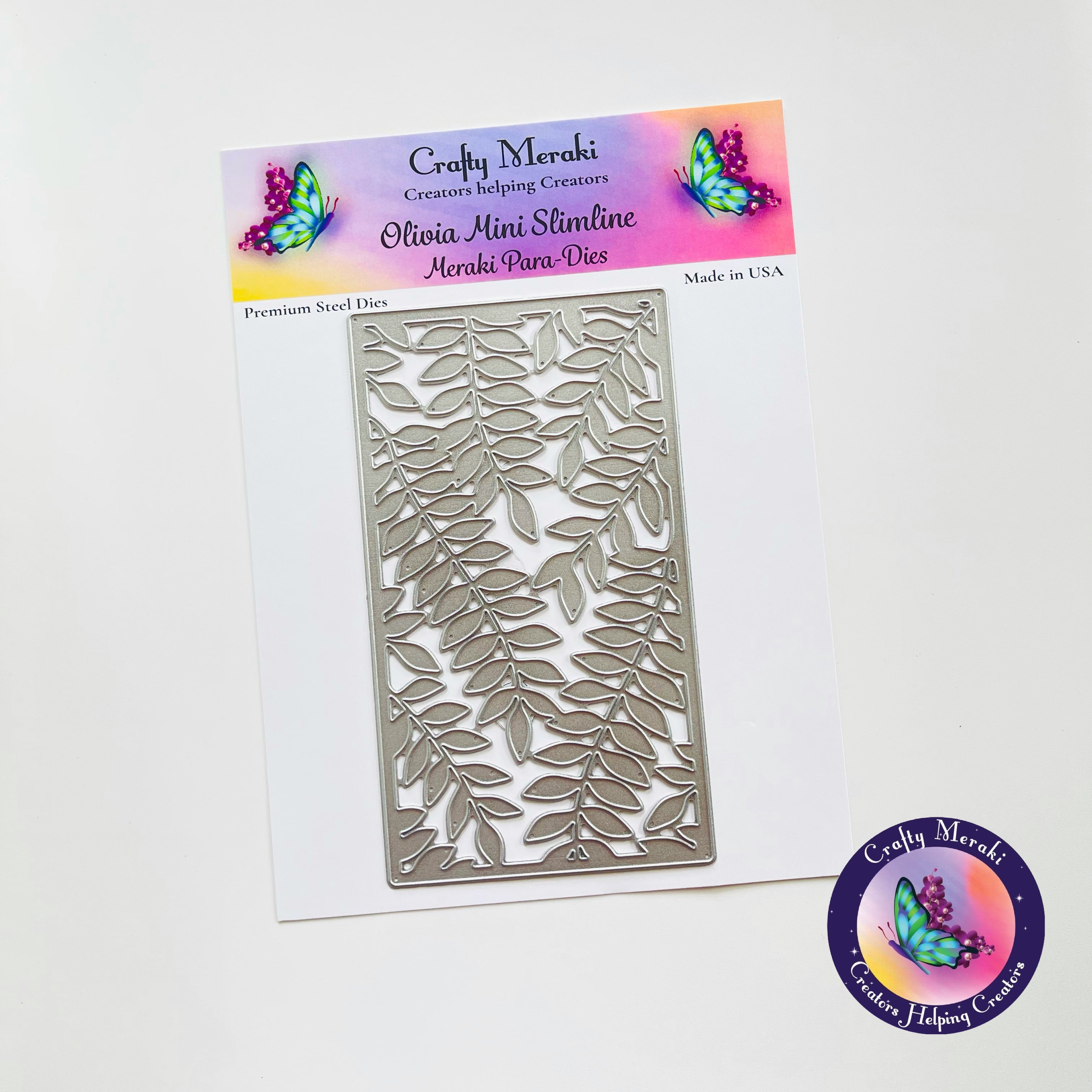 Crafty Meraki Mini Slimline Olivia Para-Dies - Crafty Meraki