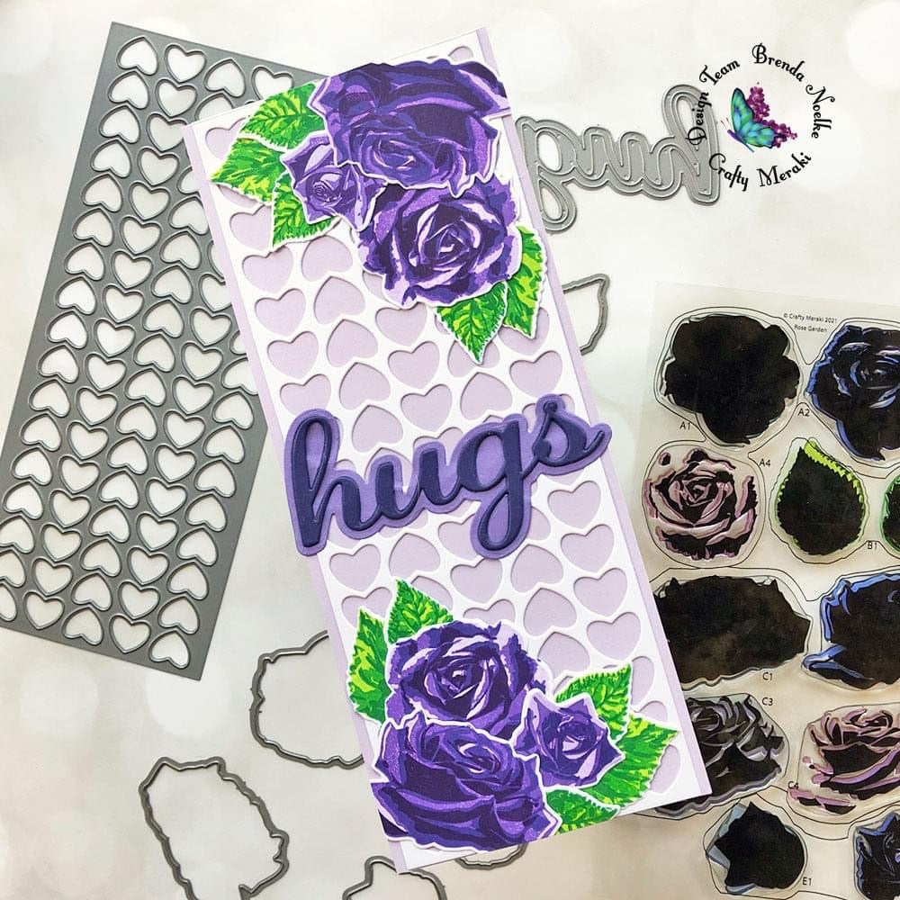 Crafty Meraki Rose Garden Stamp set - Crafty Meraki