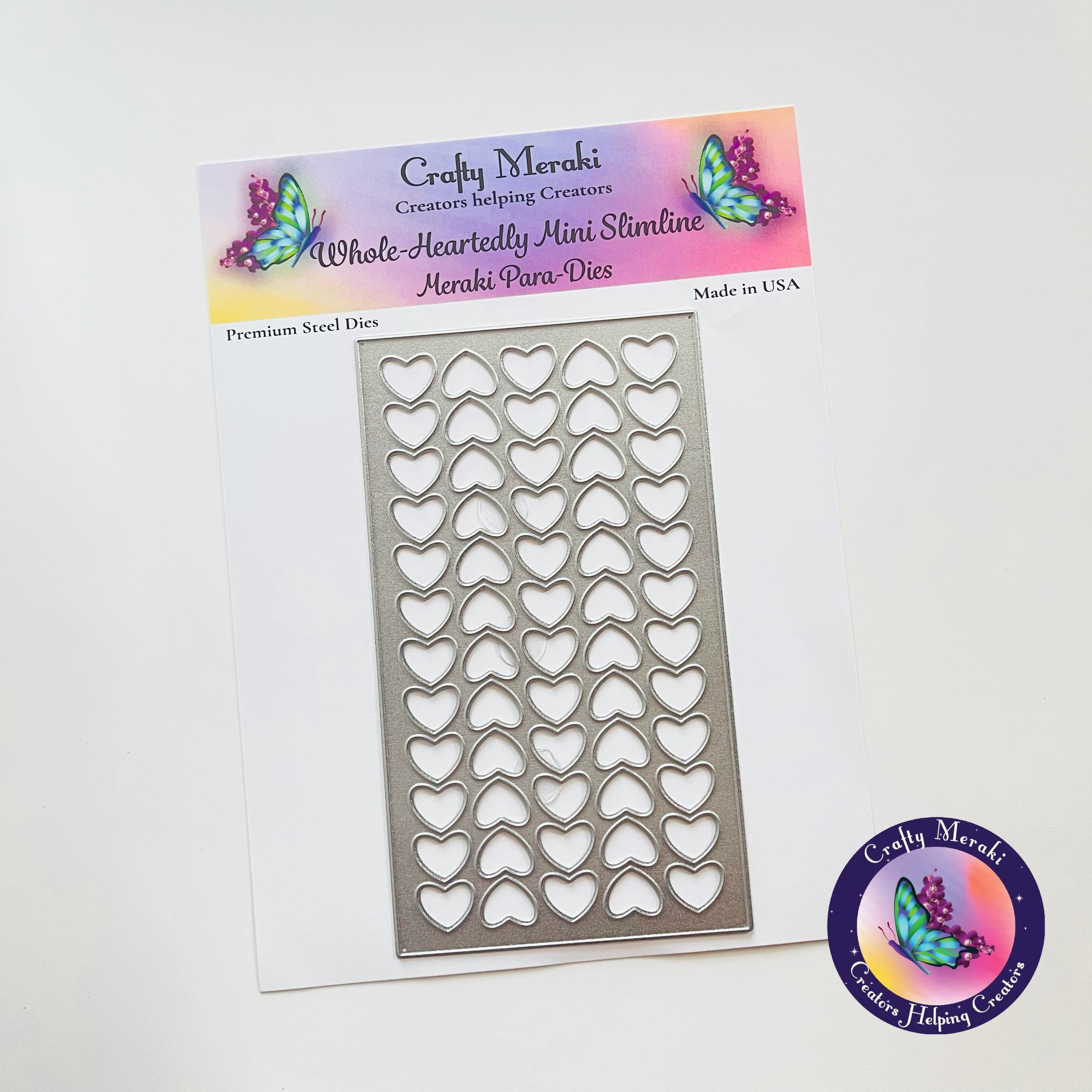 Crafty Meraki Mini Slimline Whole-Heartedly Para-Dies - Crafty Meraki
