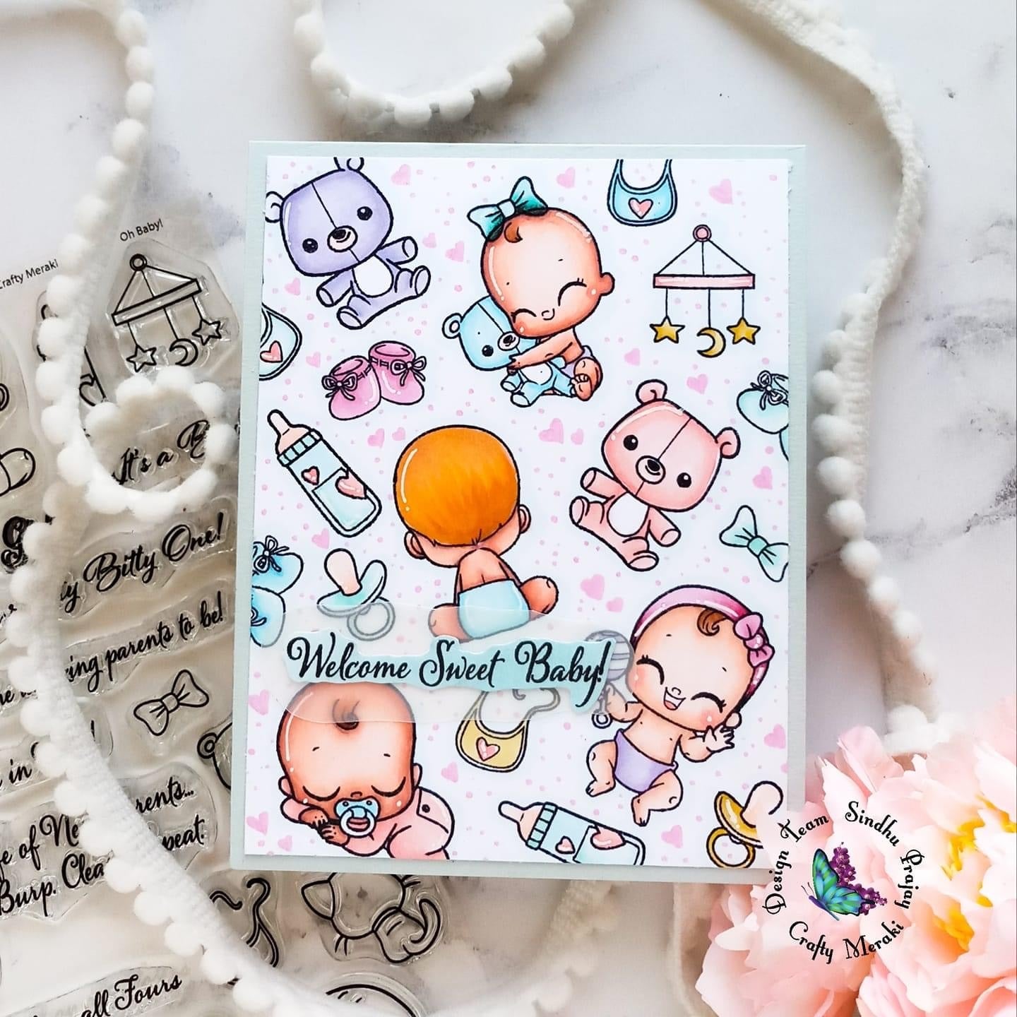 Crafty Meraki Oh Baby Stamp set - Crafty Meraki
