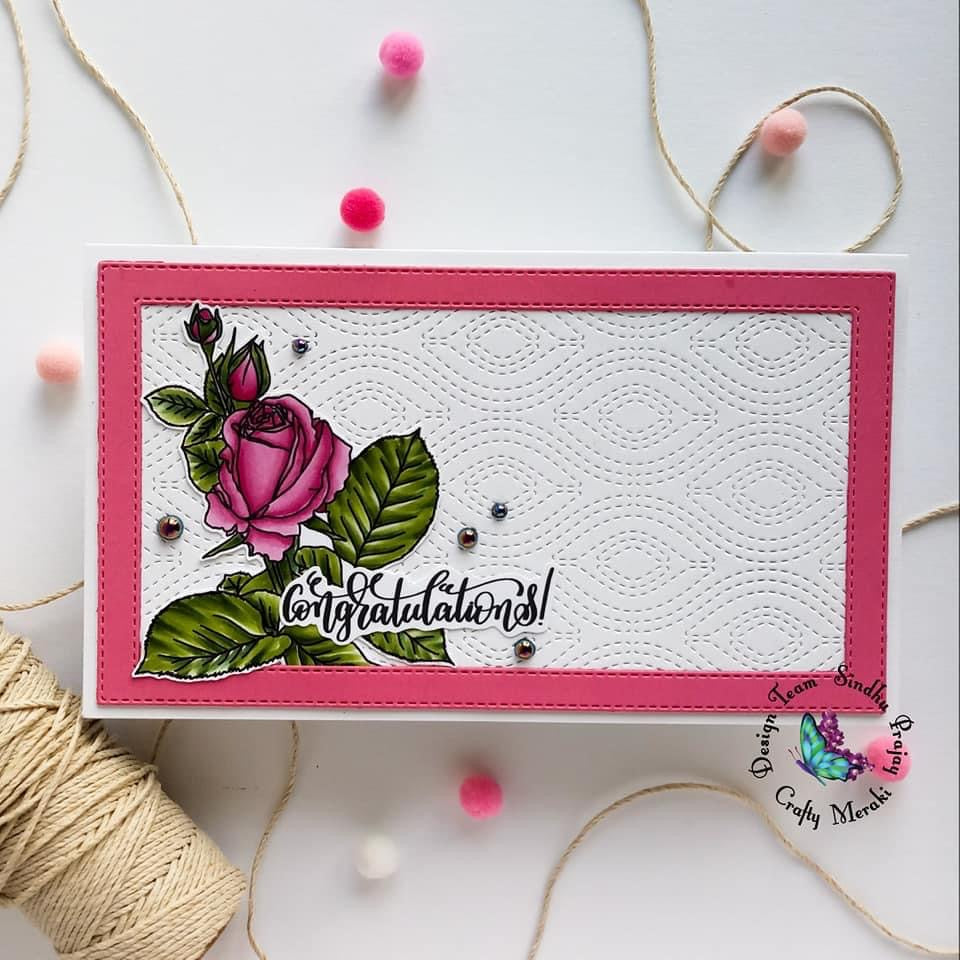 Crafty Meraki Wedding Bouquet Stamp set - Crafty Meraki