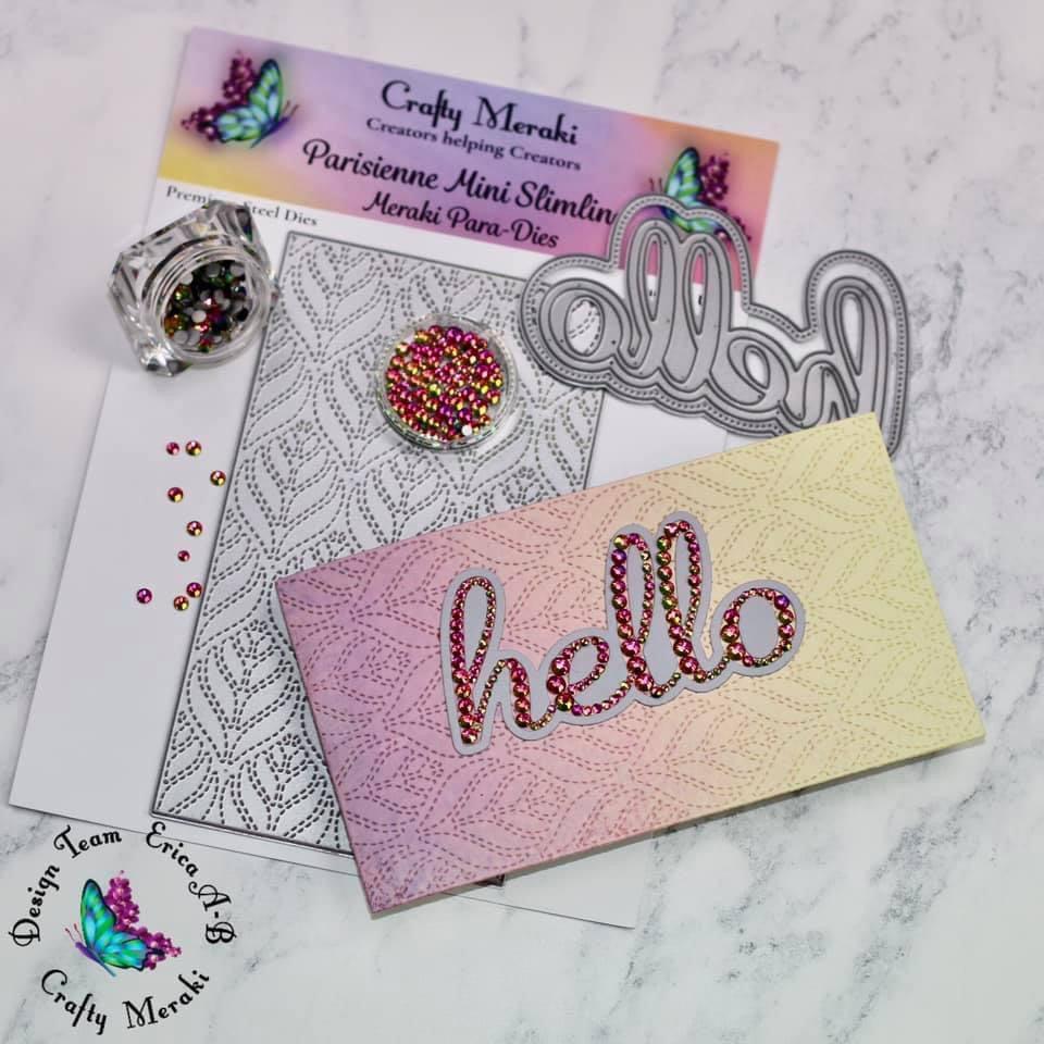 ***PRE-ORDER*** Crafty Meraki Mini Slimline Parisienne Para-Dies - Crafty Meraki