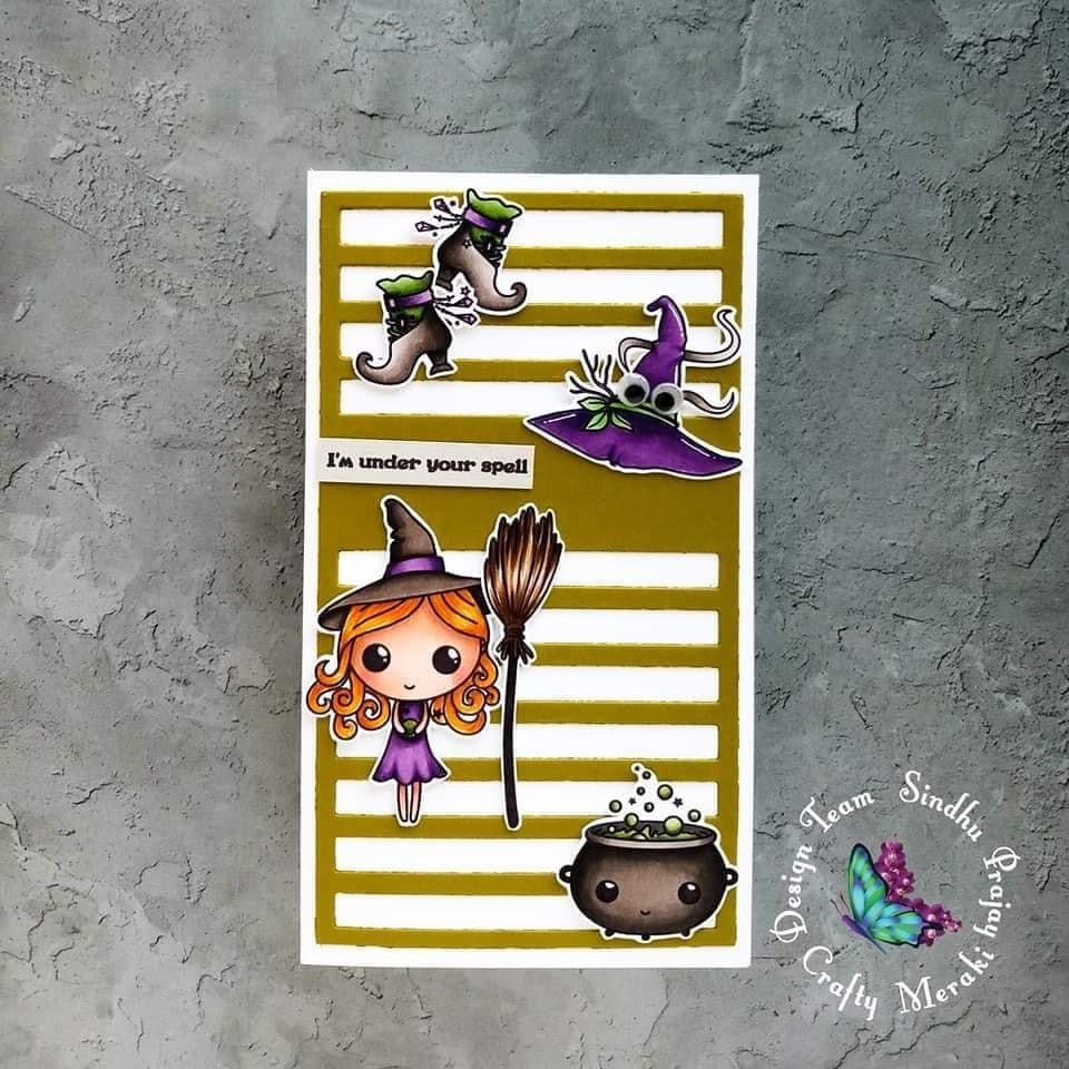 Crafty Meraki Ghostly Greetings Stamp Set - Crafty Meraki