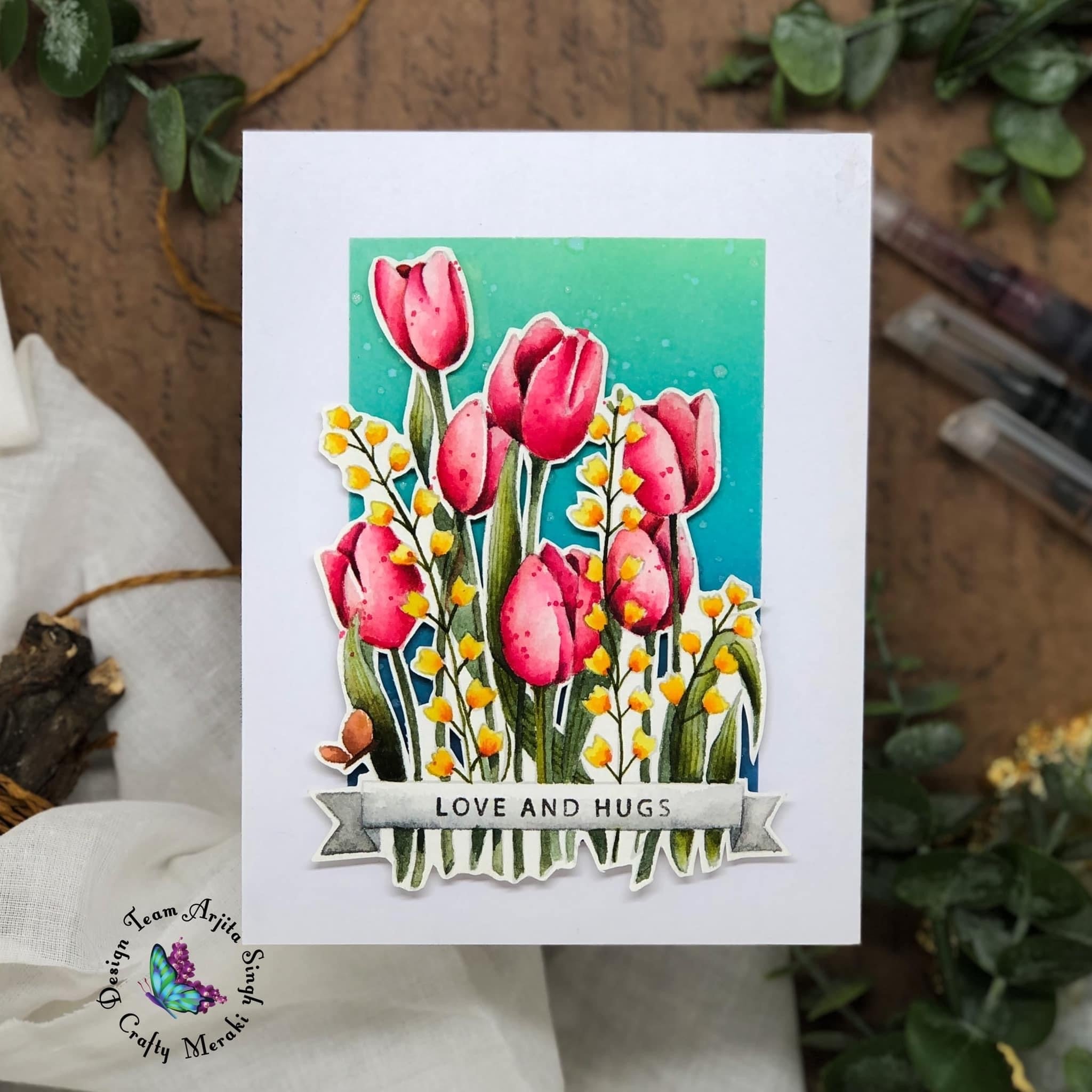 Crafty Meraki Blooming Birthday Stamp set - Crafty Meraki