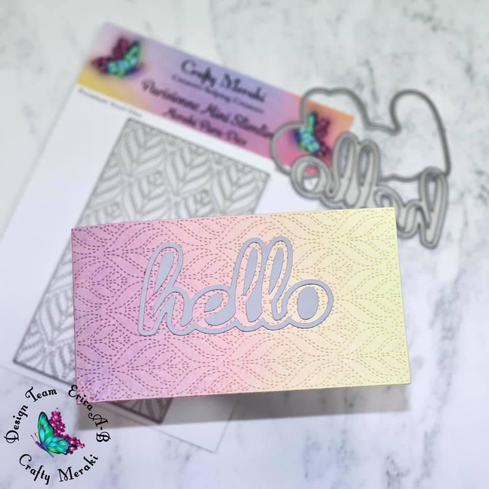 ***PRE-ORDER*** Crafty Meraki Mini Slimline Parisienne Para-Dies - Crafty Meraki