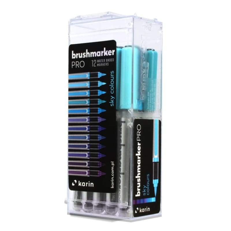 Karin Brushmarker PRO 12pc Sky - Crafty Meraki