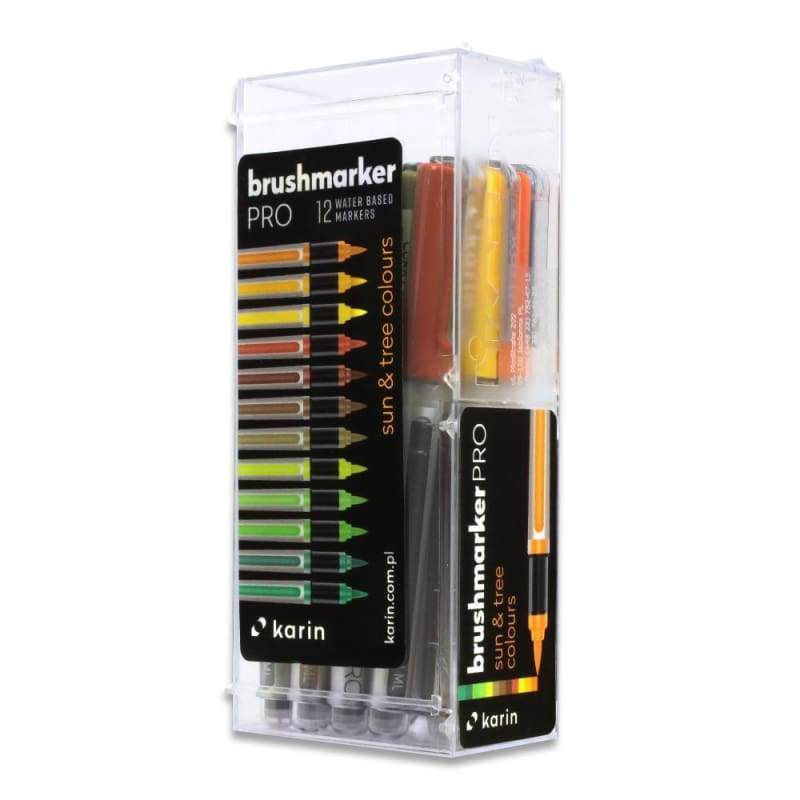 Karin Brushmarker PRO 12pc Sun And Tree - Crafty Meraki