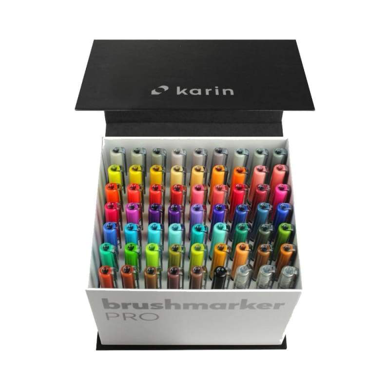 Karin Brushmarker PRO Mega Box 60pc plus 3 Blenders - Crafty Meraki
