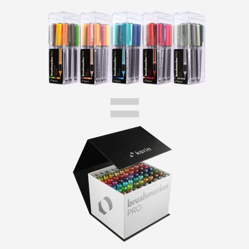 Karin Brushmarker PRO Mega Box 60pc plus 3 Blenders - Crafty Meraki