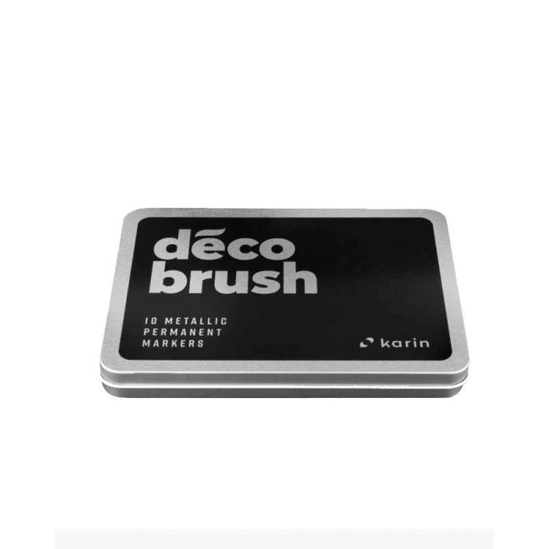Karin DecoBrush Metallic Marker 10pc - Crafty Meraki