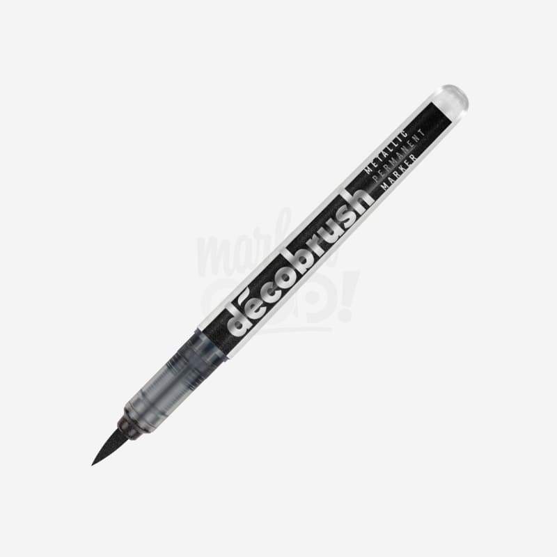 Karin DecoBrush Metallic Marker 8510 Black - Crafty Meraki