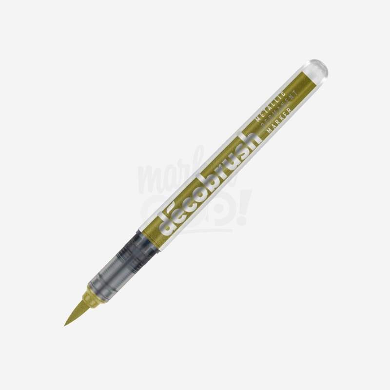 Karin DecoBrush Metallic Marker 8595 Gold - Crafty Meraki