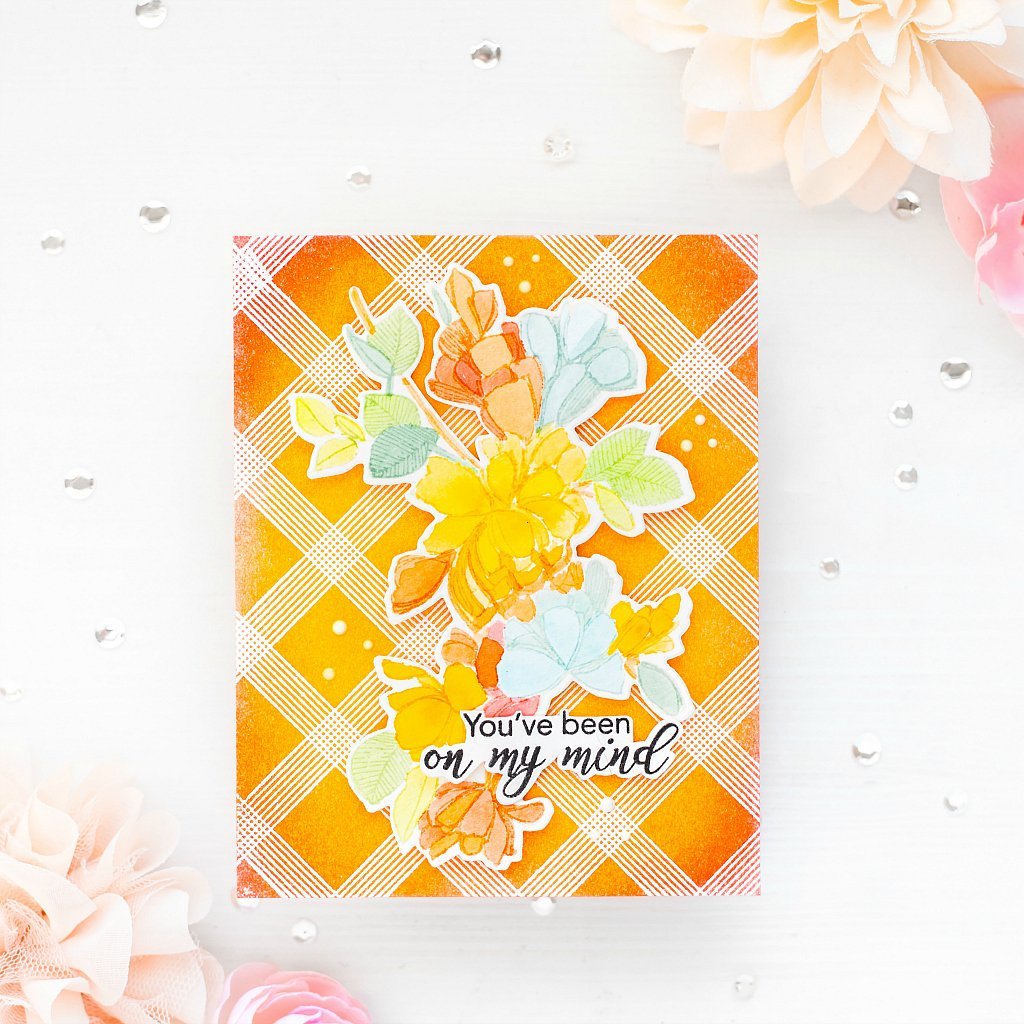 Pinkfresh Studio Cling Rubber Stamp: Diamond Tiles - Crafty Meraki