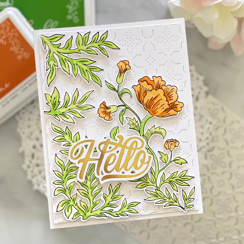 Pinkfresh Studio Blooming Vines stamp - Crafty Meraki