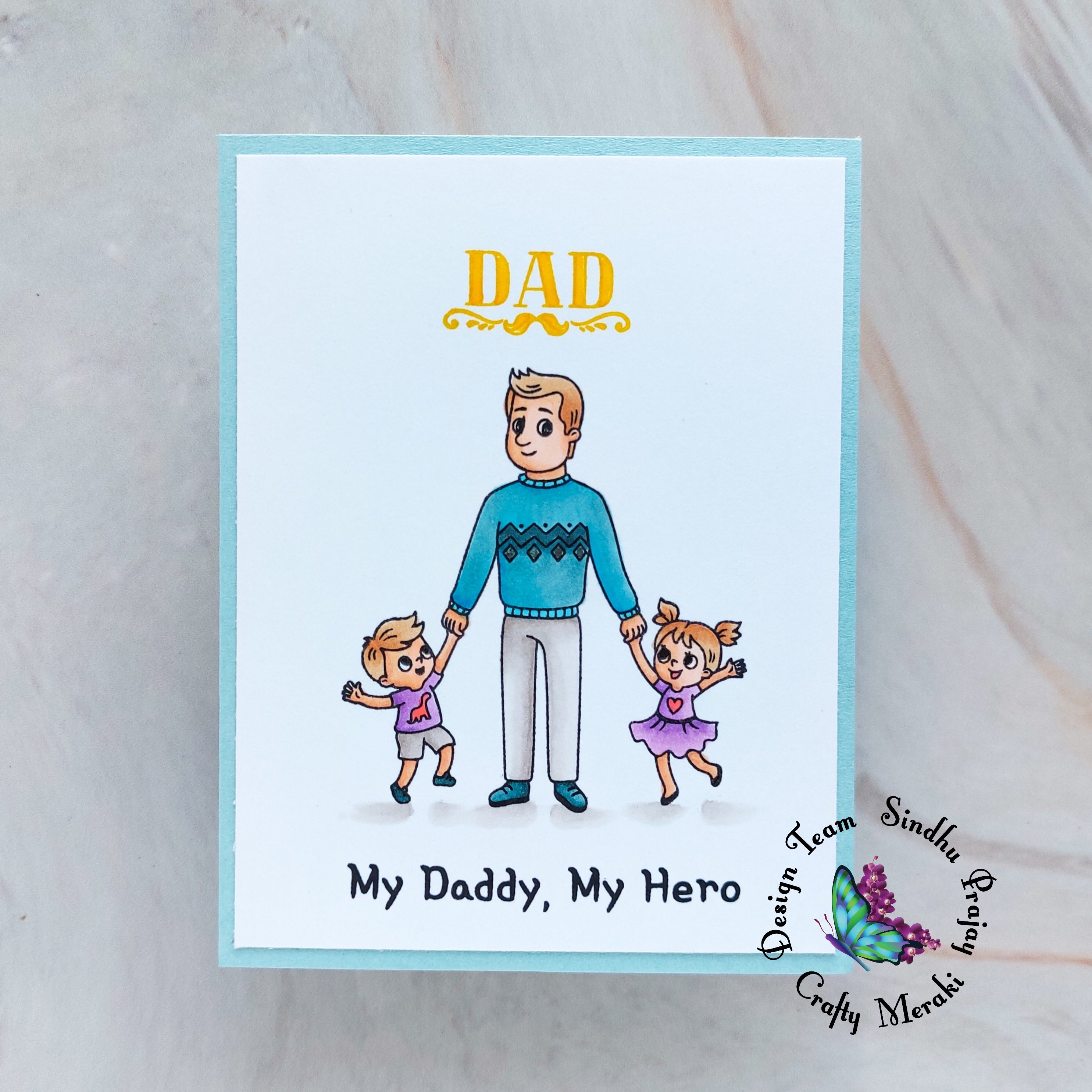 Crafty Meraki My Hero Stamp set - Crafty Meraki
