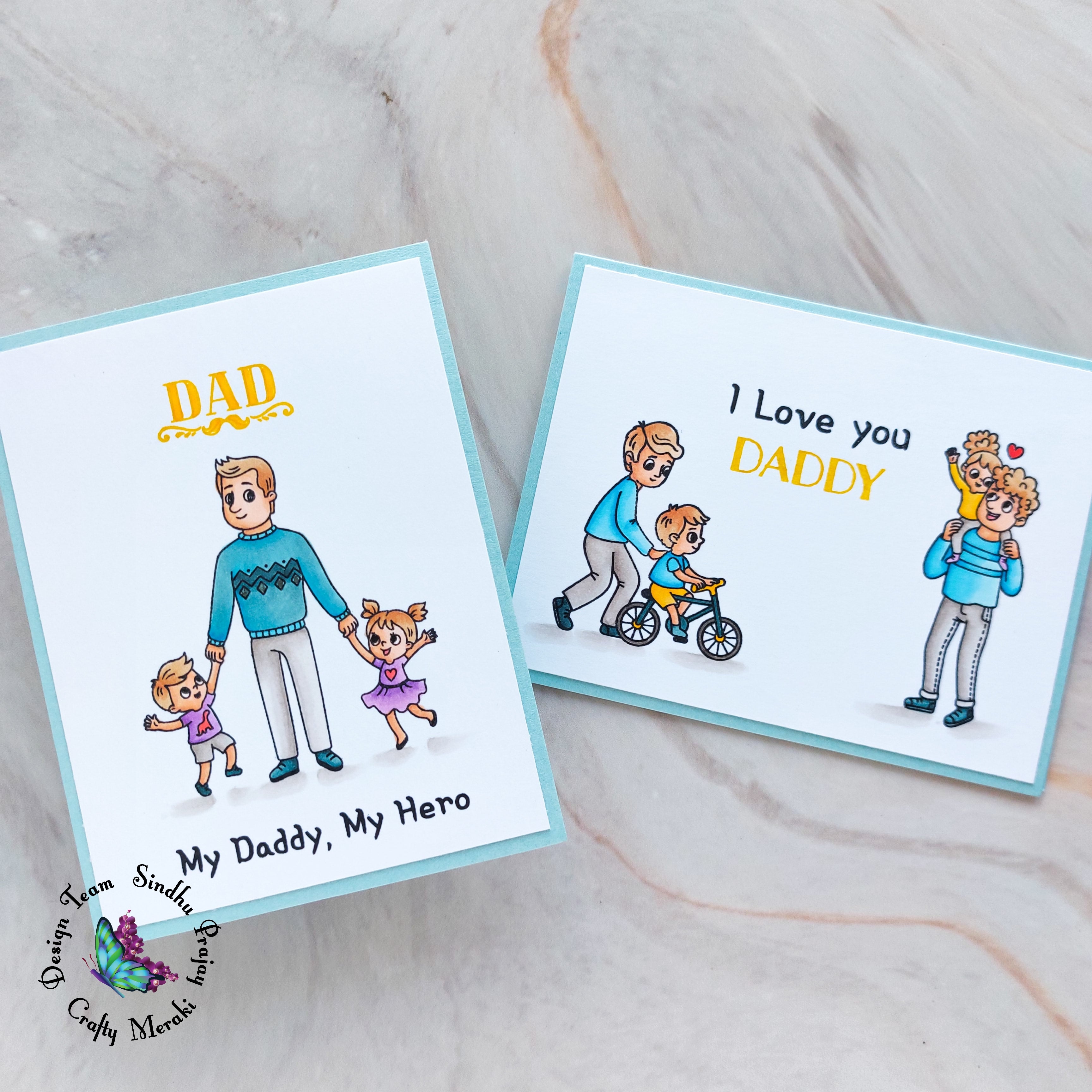 Crafty Meraki My Hero Stamp set - Crafty Meraki