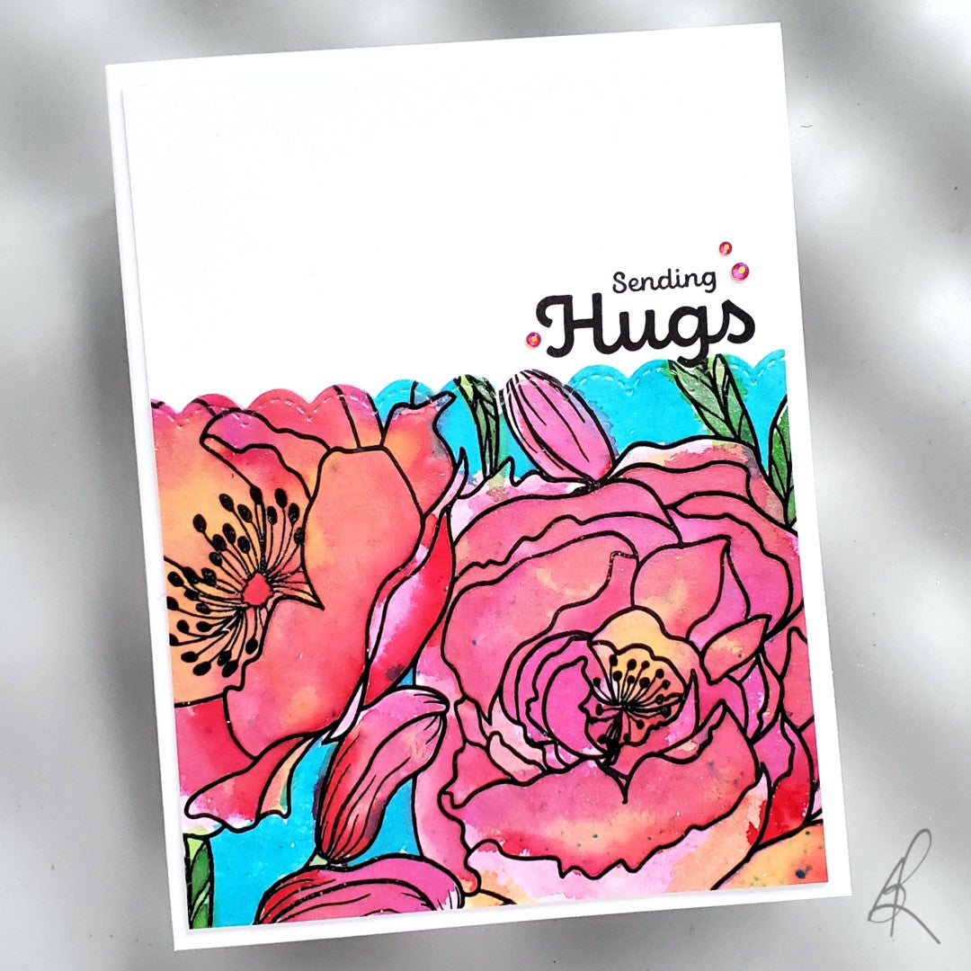 Crafty Meraki Monet's Garden stamp set - Crafty Meraki