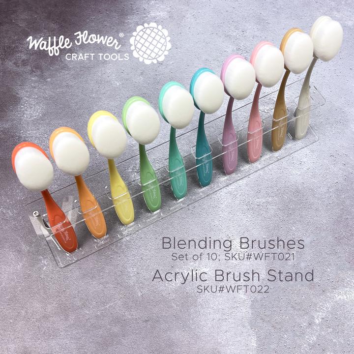Waffle Flower Acrylic Brush Stand - Crafty Meraki