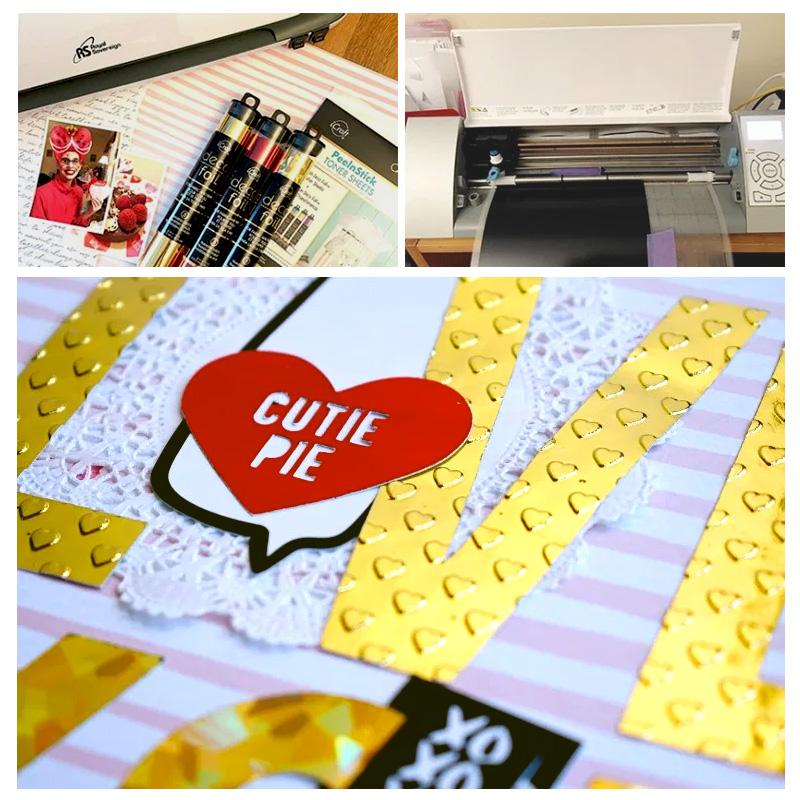 Deco Foil Toner Sheets, Peel and Stick