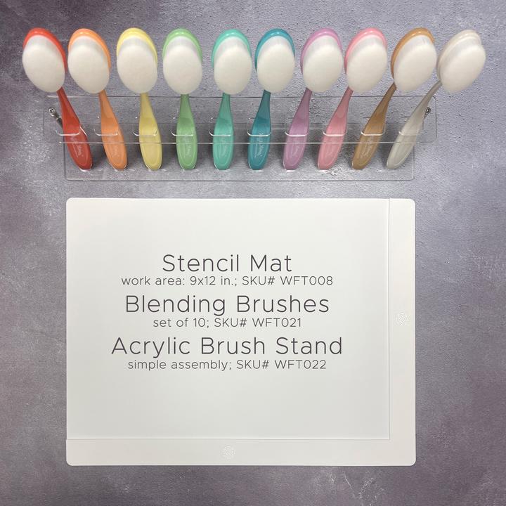 Waffle Flower Acrylic Brush Stand - Crafty Meraki