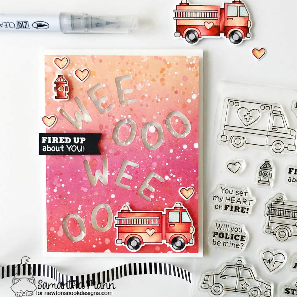 Newton's Nook Love Emergency Stamp Set - Crafty Meraki