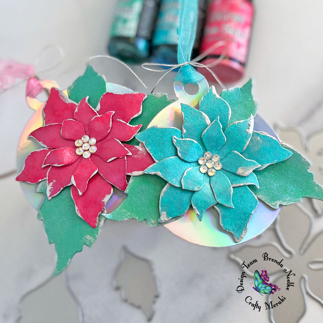 Poinsettia Gift Tags by Brenda
