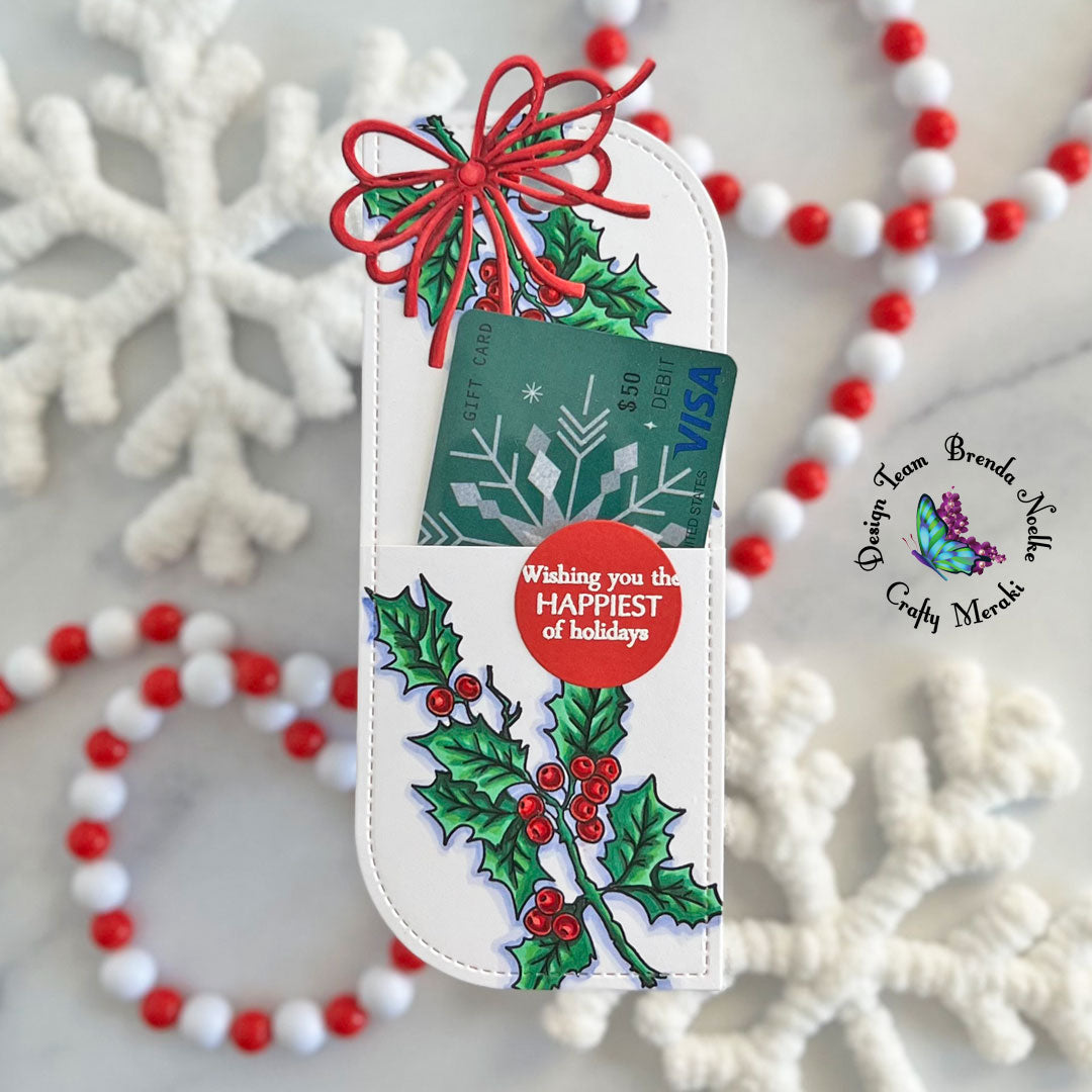 Holiday Mini Slimline Gift Card Holder