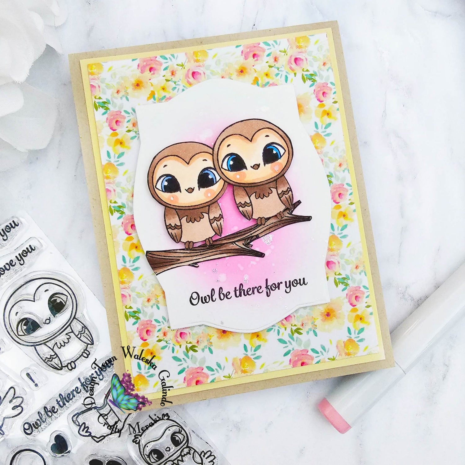 Let's Create an Adorable 'Owl Yours' Card with the For the Love of Flowers Paper Collection