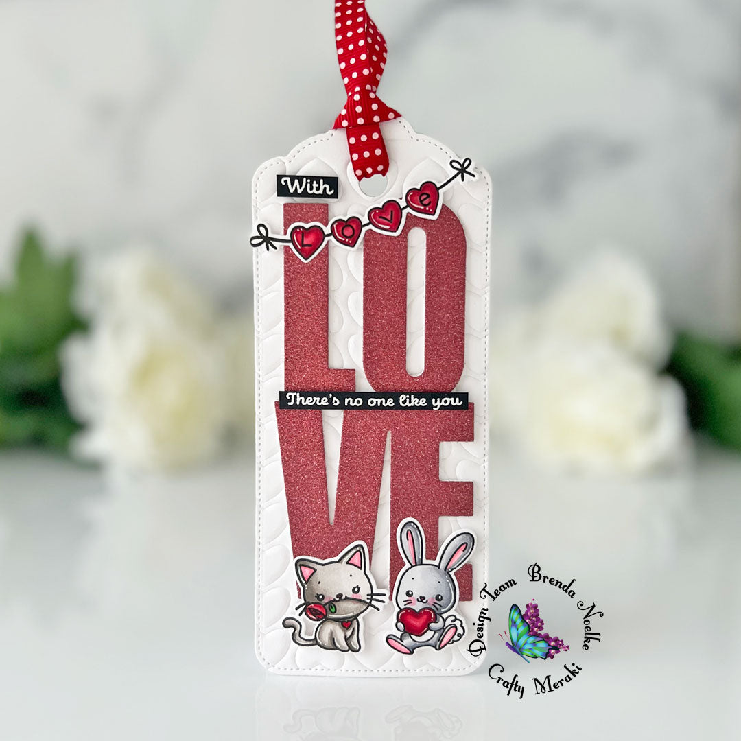 There’s No One Like You Mini Slimline Tag Card by Brenda