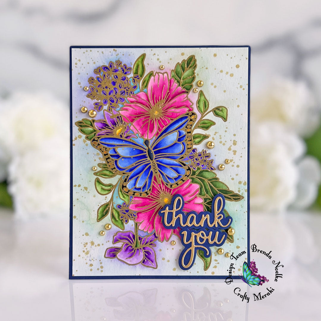 New Beginnings Thank You Card by Brenda