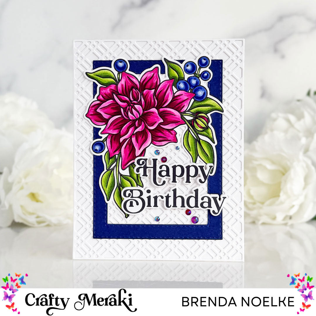 Happy Birthday - Crimson Charm Press-Tacular Plate