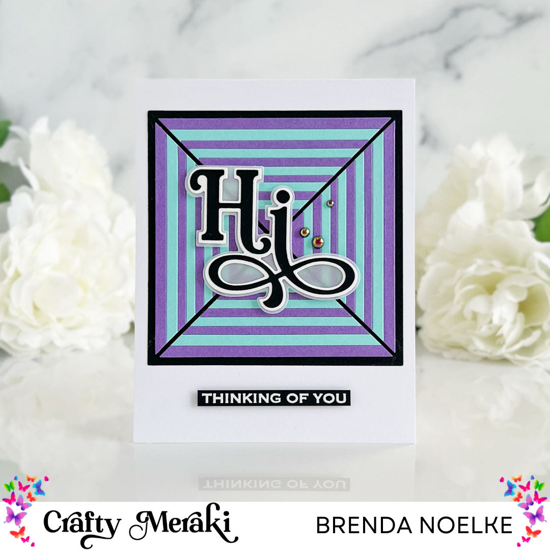Hi Color Block Card by Brenda