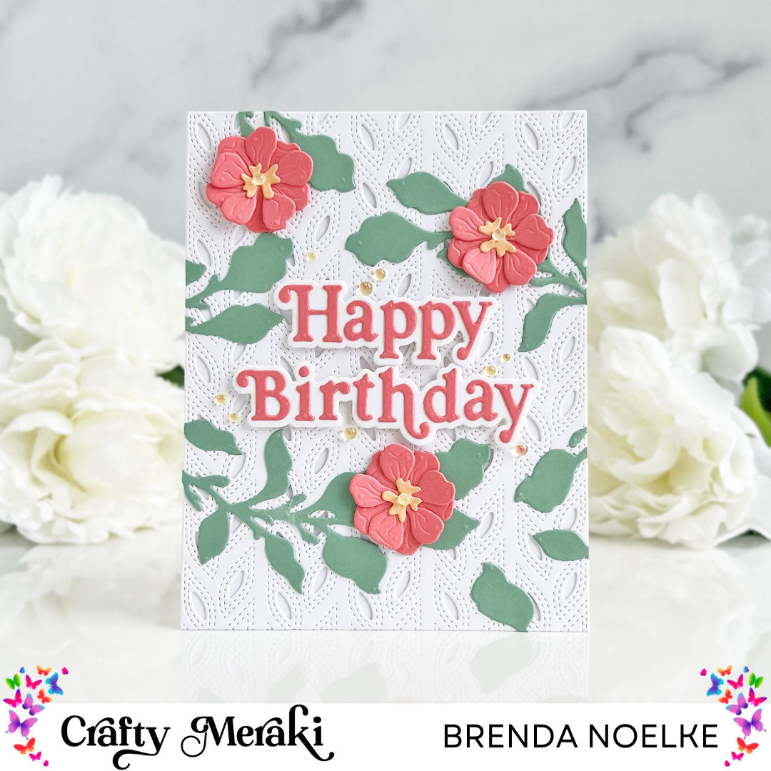 Happy Birthday Die-Cut Card by Brenda