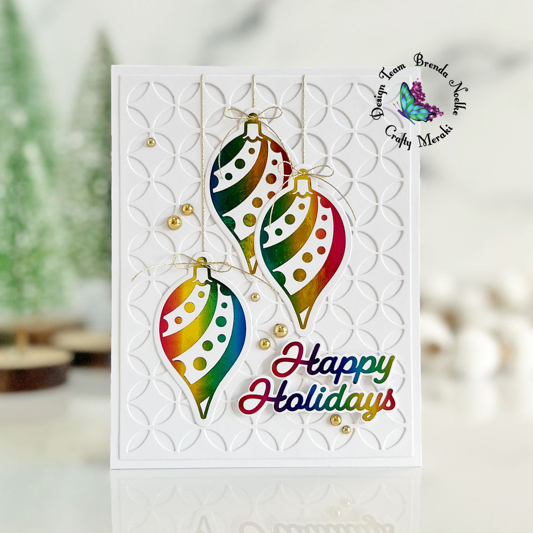 Quick Foiled Christmas Card by Brenda