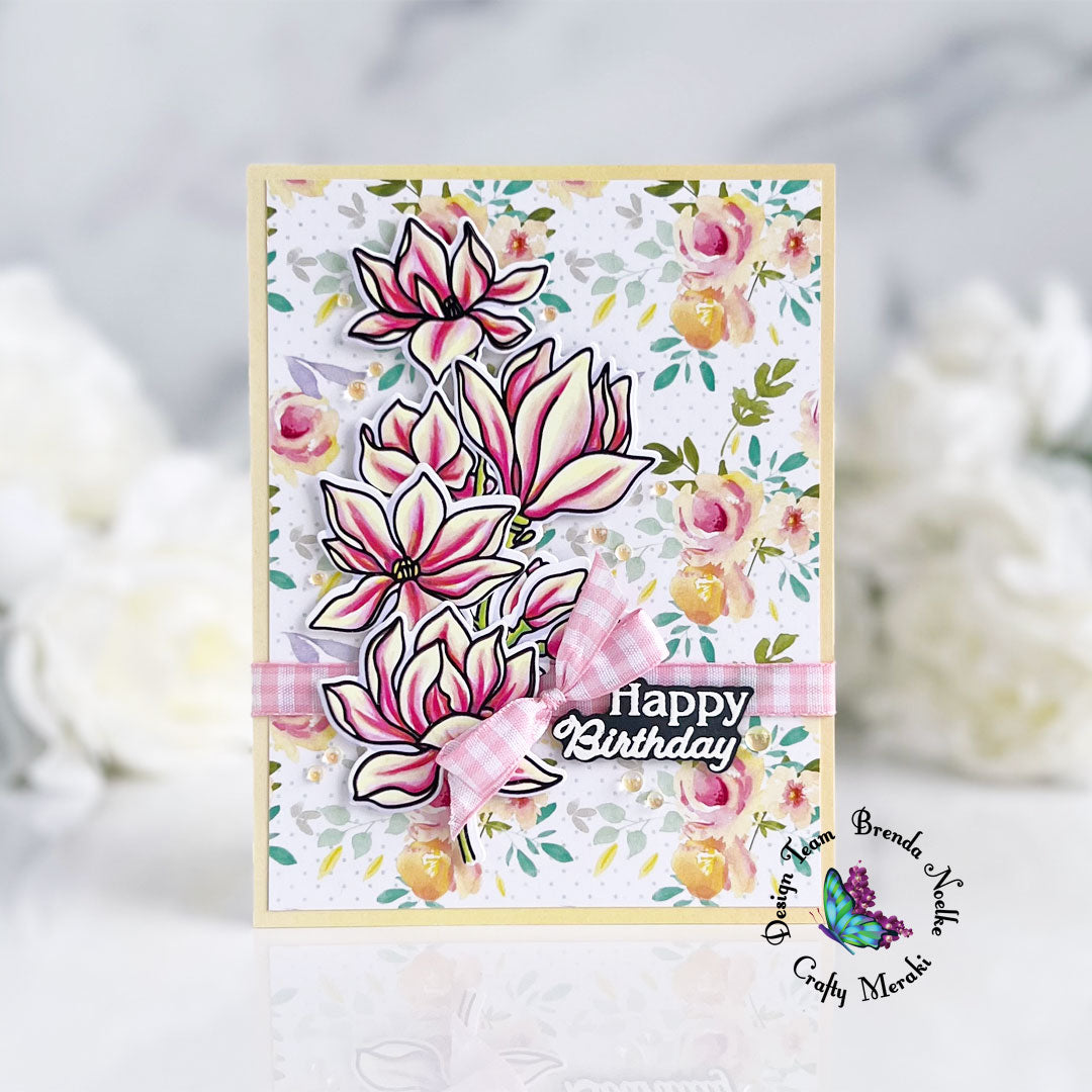 Floral Birthday Card by Brenda