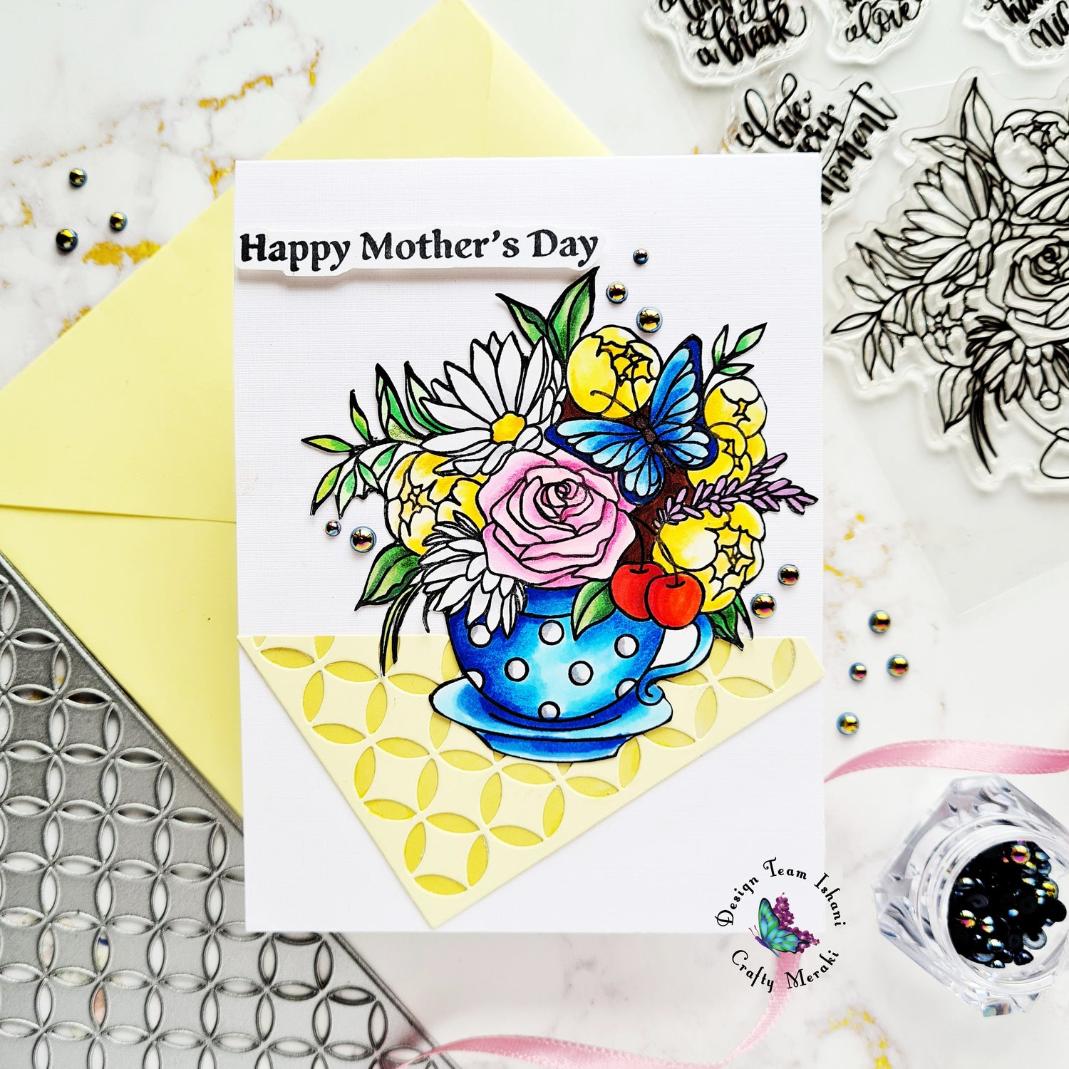 Hug in a Mug - Mother's Day card by Ishani