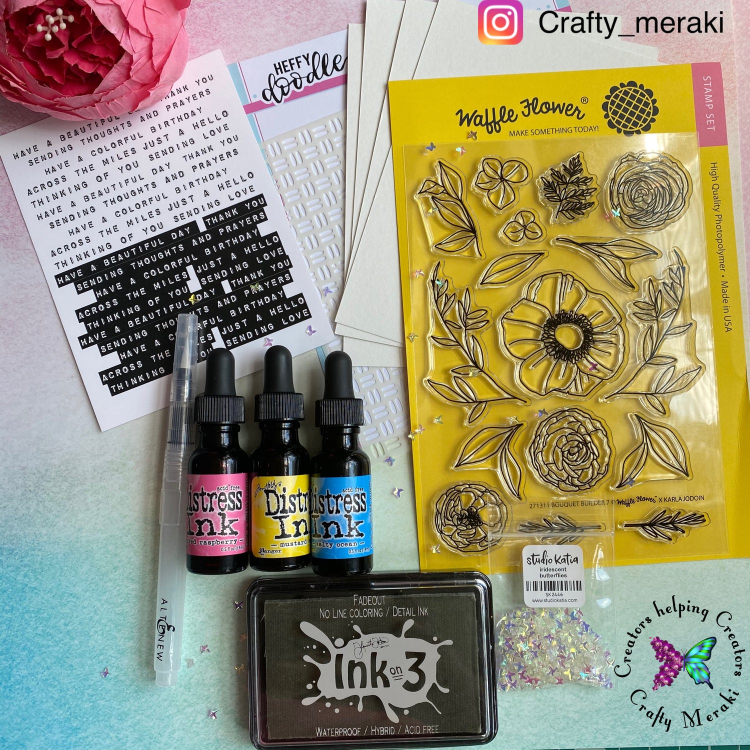 Introducing the Crafty Meraki Special Edition Watercolor Kit!