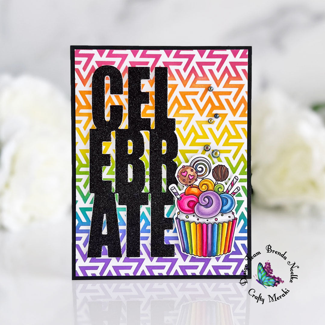 Celebrate Rainbow Card by Brenda