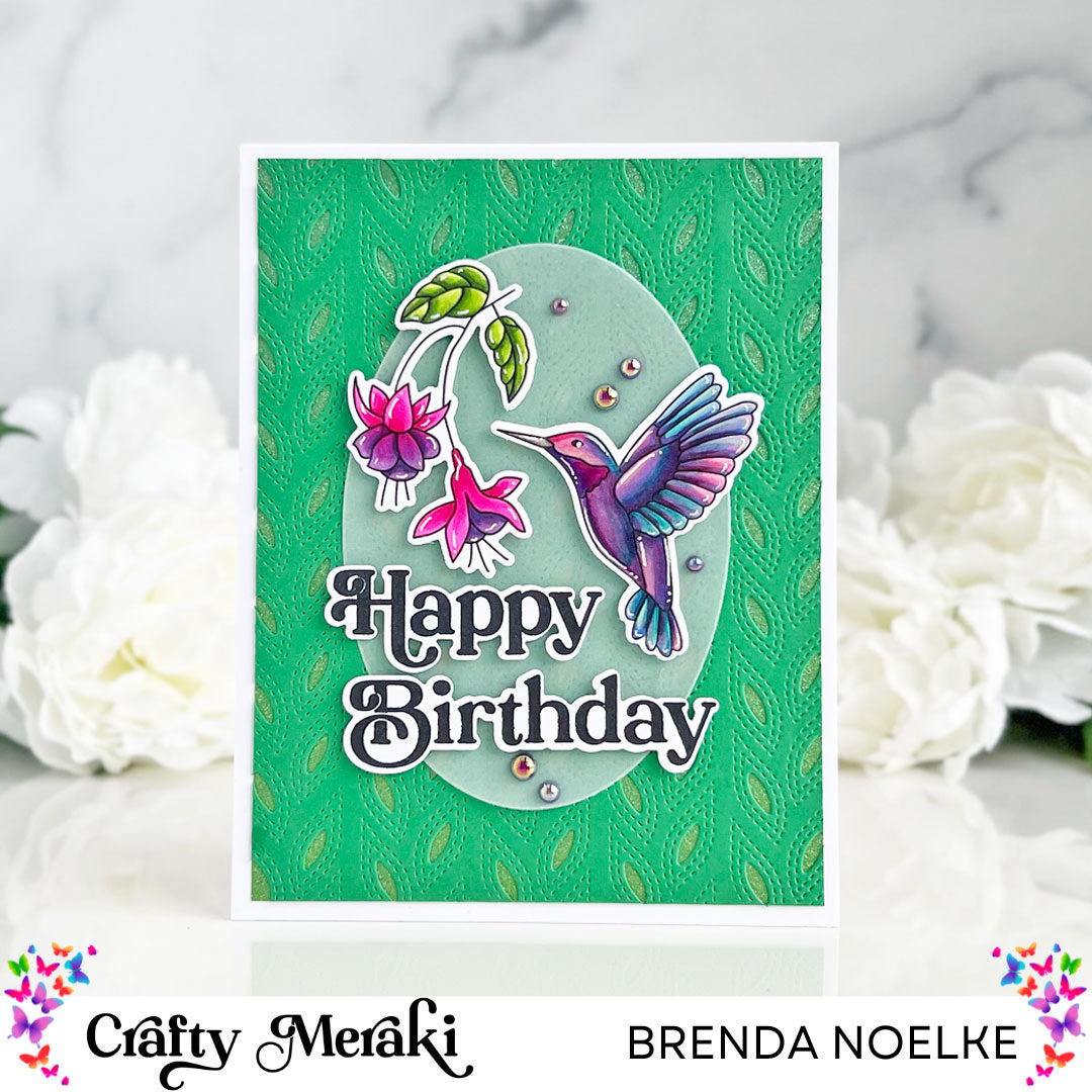 Hummingbird Birthday Card