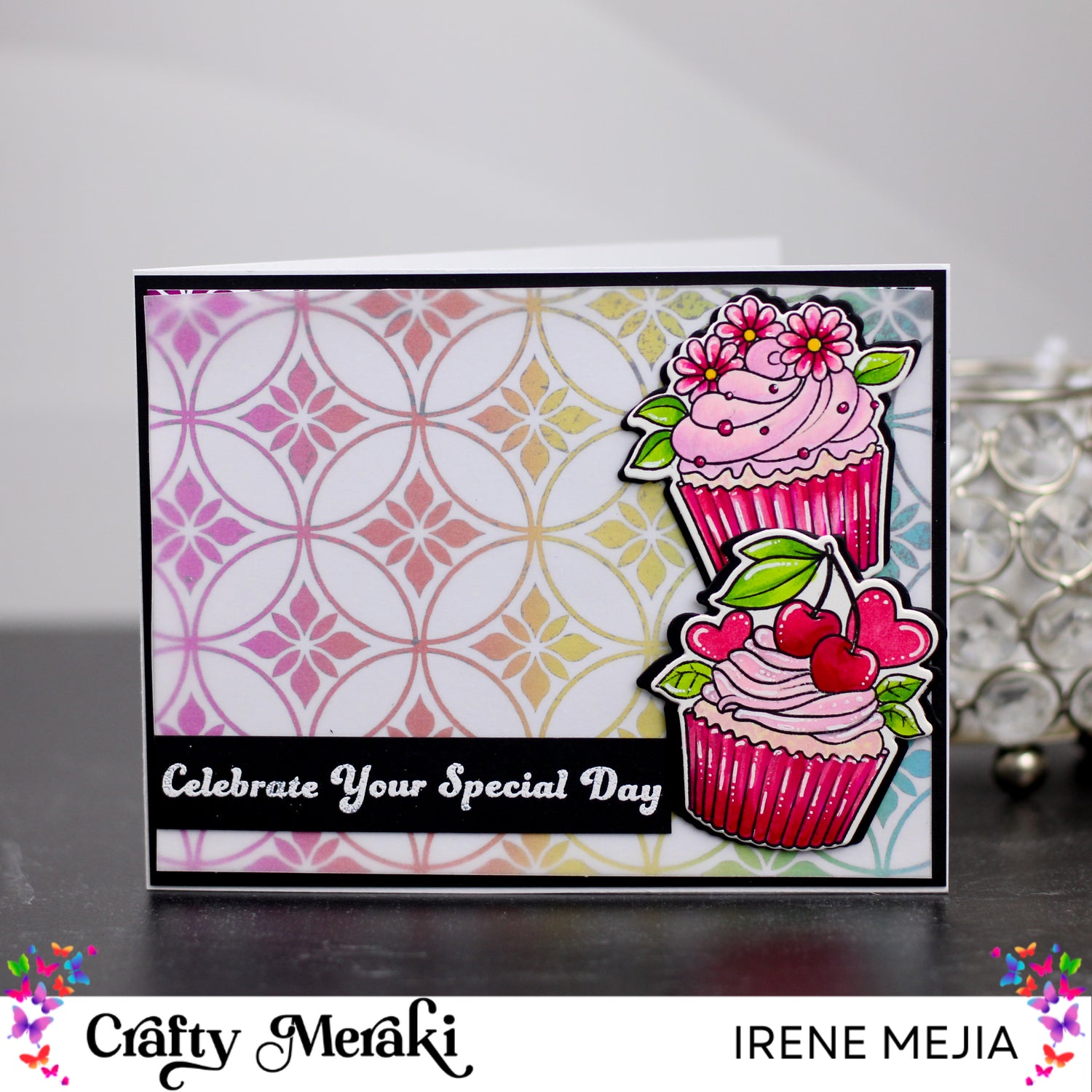 Cupcakes and Vellum Birthday Card