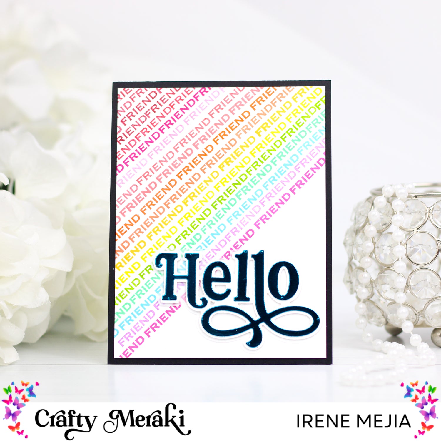 Fun and Colorful Sentiment Focused Card