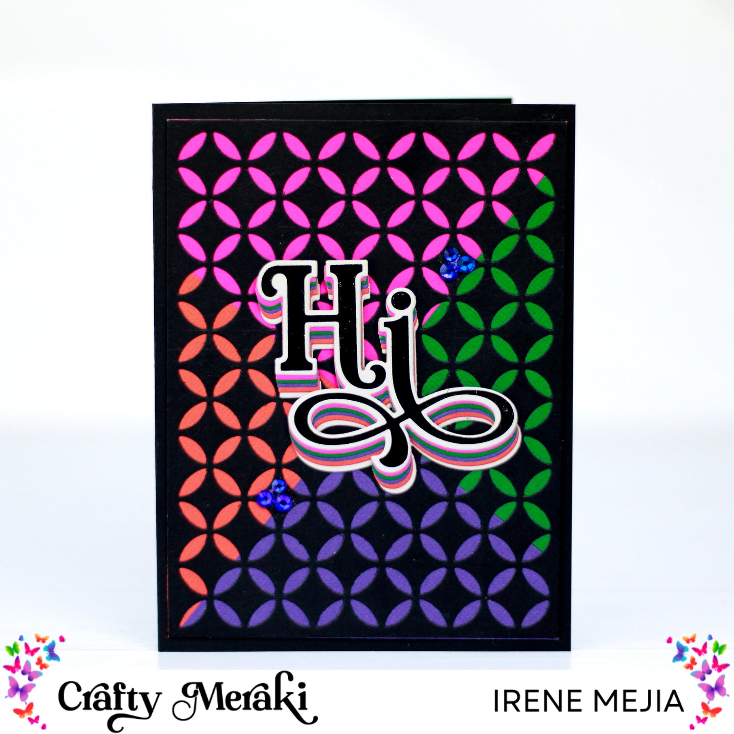 Color Blocked Hi Card