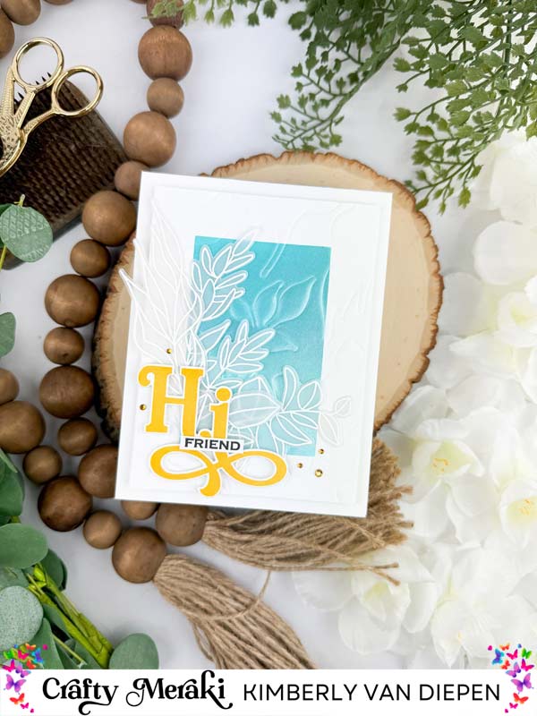 Creating Texture on Cards with Kimberly